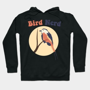 bird sitting on the tree  vector illustration poster Hoodie